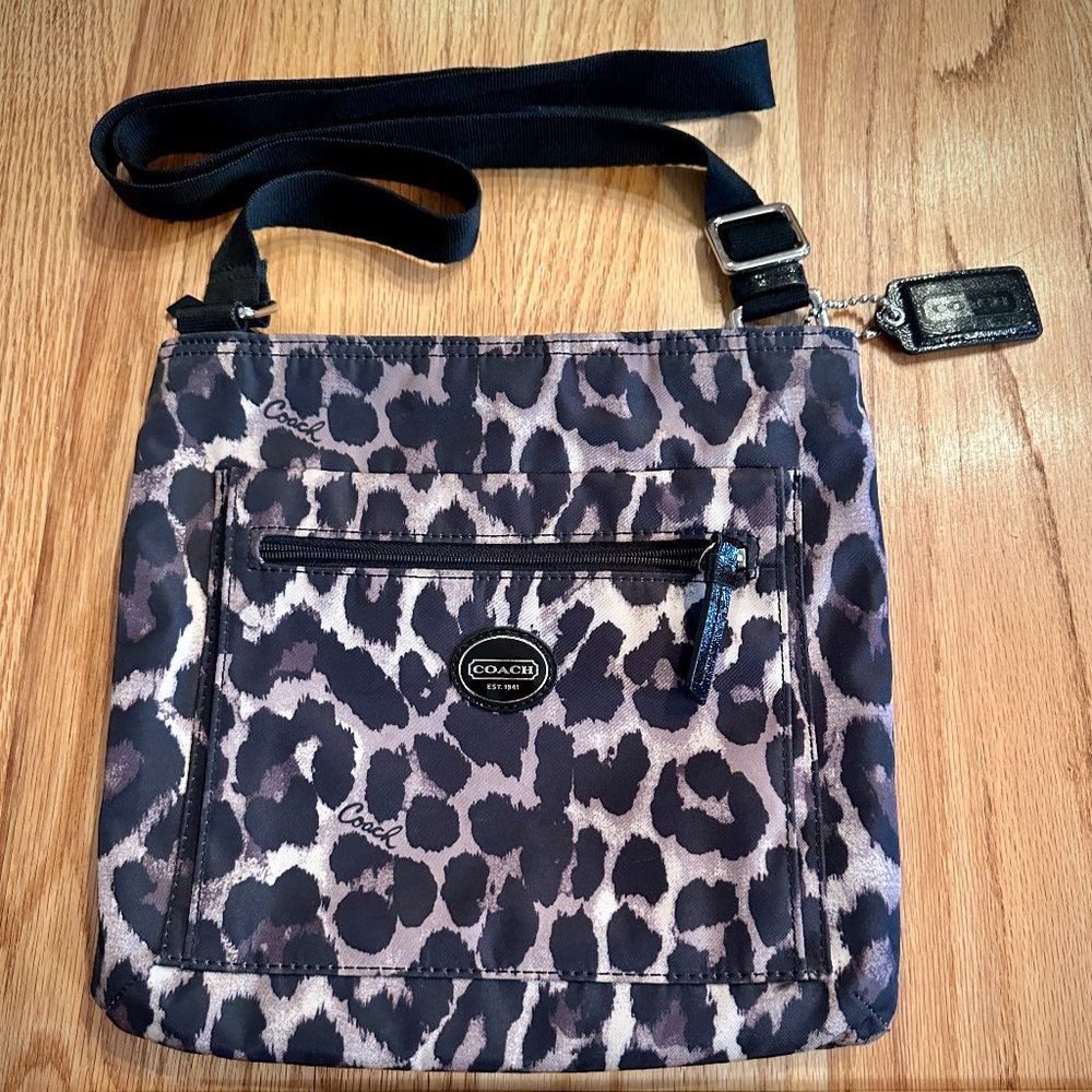 Coach Leopard Print Cross Body